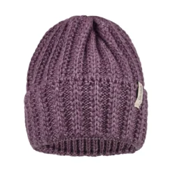 Strickmütze mit Rippung