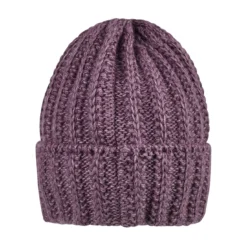 Strickmütze mit Rippung