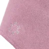 Strickmütze mit Strassschneeflocke