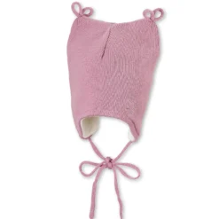 Strickmütze mit Strassschneeflocke