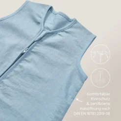 Studio Schlafsack Leinen Jeans Blue 70cm