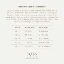 Studio Schlafsack Leinen Jeans Blue 90cm