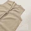 Studio Schlafsack Leinen Taupe 60cm