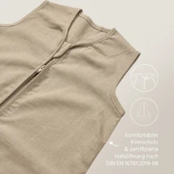 Studio Schlafsack Leinen Taupe 60cm