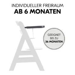 Tablett Alpha Dark Grey