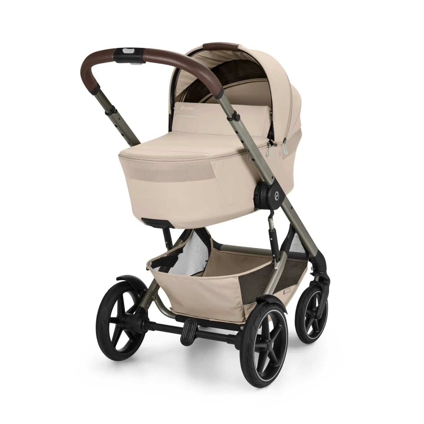 Talos S Lux Almond Beige mit Rahmen in Taupe