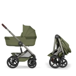 Talos S Lux Moss Green mit Rahmen in Taupe
