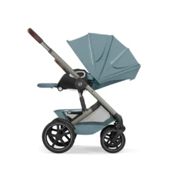 Talos S Lux Stormy Blue mit Rahmen in Taupe