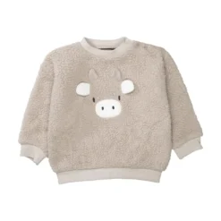 Teddy-Sweatshirt Kuh