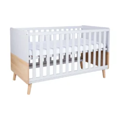 3-teiliges Babyzimmer Lovis mit Kommodenfüßen 85 cm für die schmale Wickelkommode