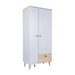 3-teiliges Babyzimmer Lovis mit Kommodenfüßen 92 cm für die schmale Wickelkommode