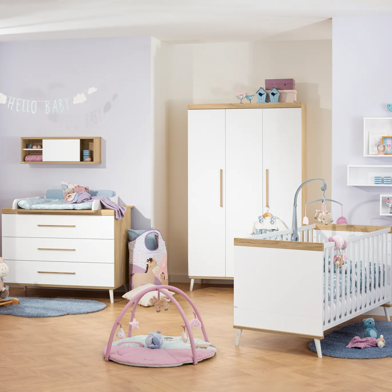4-teiliges Spar-Set Babyzimmer Valentina