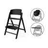Treppenhochstuhl Click & Fold 3 in 1 Stunning black