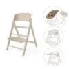 Treppenhochstuhl Click & Fold 4 in 1 All Natural