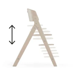 Treppenhochstuhl Click & Fold All Natural