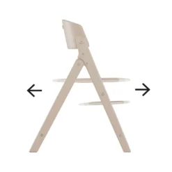 Treppenhochstuhl Click & Fold All Natural