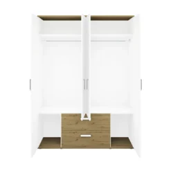 4-türiger Kleiderschrank Celina