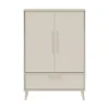 2-türiger Kleiderschrank Eefje Tiny Cashmere