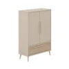 2-türiger Kleiderschrank Eefje Tiny Groovy Oak