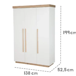 3-türiger Kleiderschrank Lumo