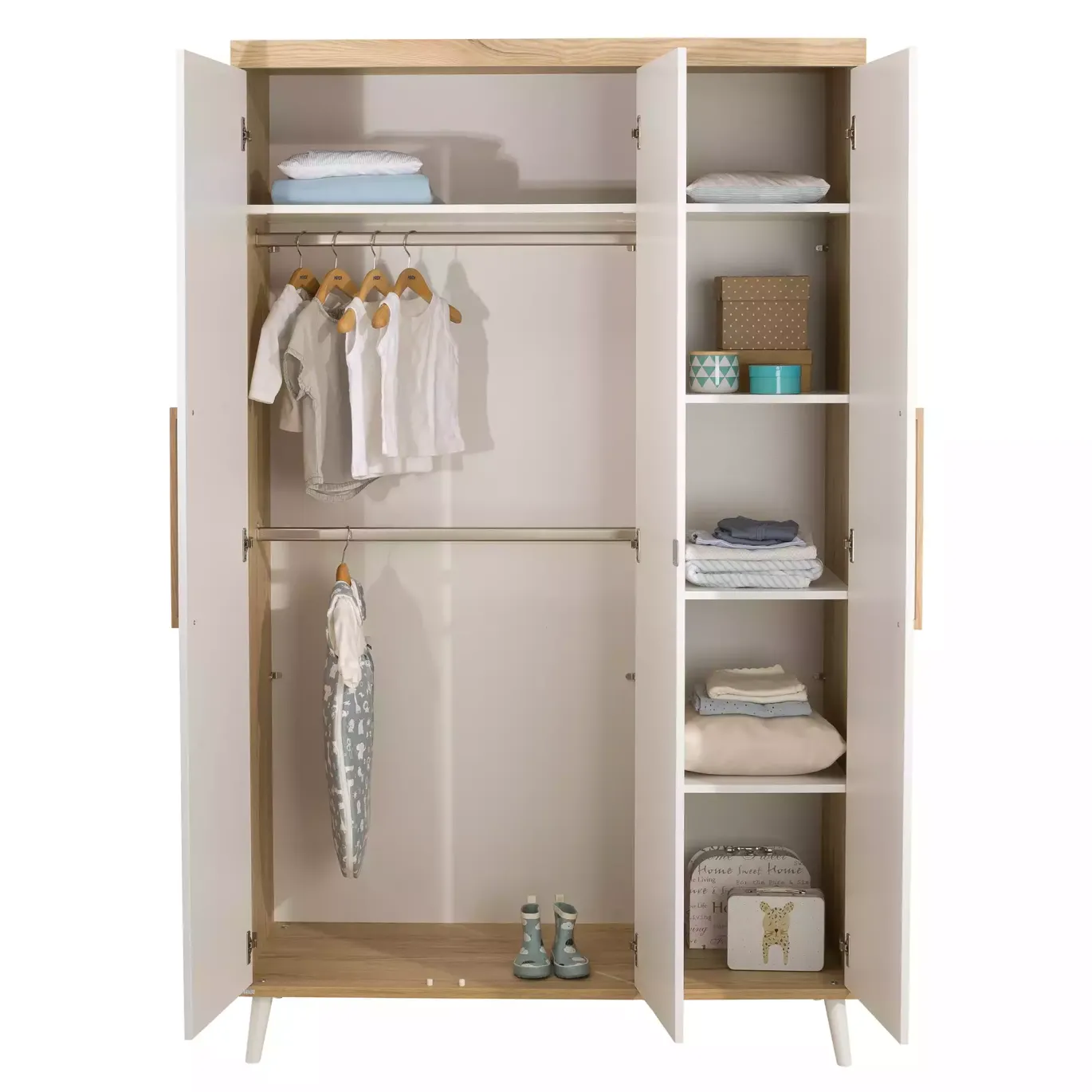 3-türiger Kleiderschrank Valentina