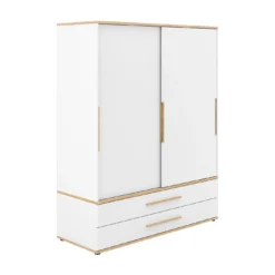 2-türiger Kleiderschrank Yolanda breit