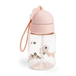 Trinkflasche mit Strohhalm Tiny Farm