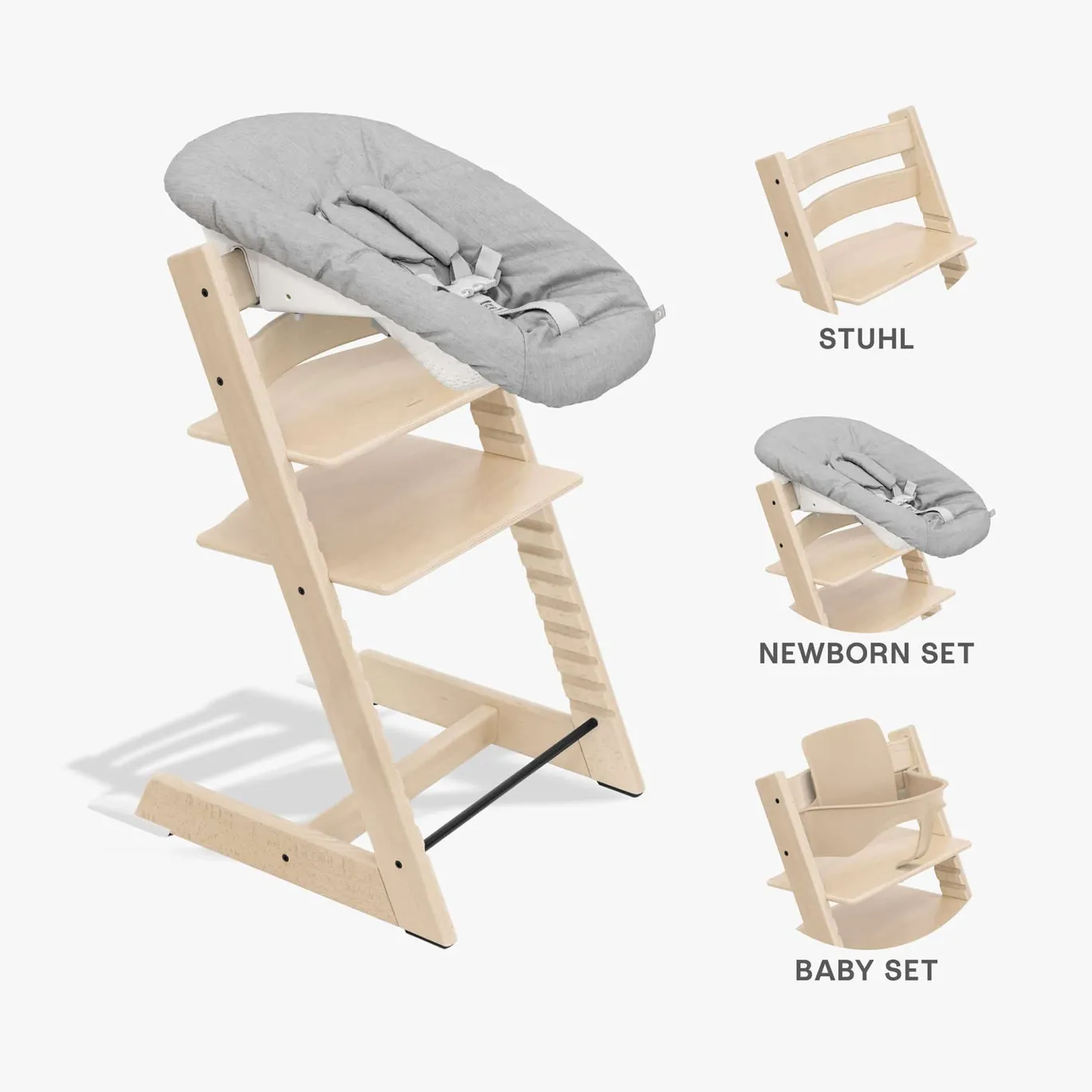 Trio Set Tripp Trapp® Buche Natural