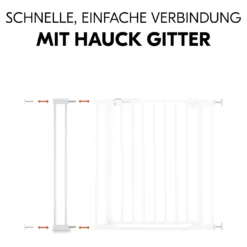 Universal Verlängerung 9 cm weiß für hauck Schutzgitter