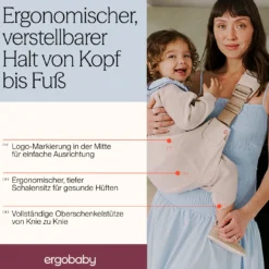 Upsie Hüfttrage Pearl Grey