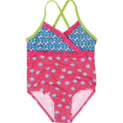 UV-Schutz Badeanzug Blumen