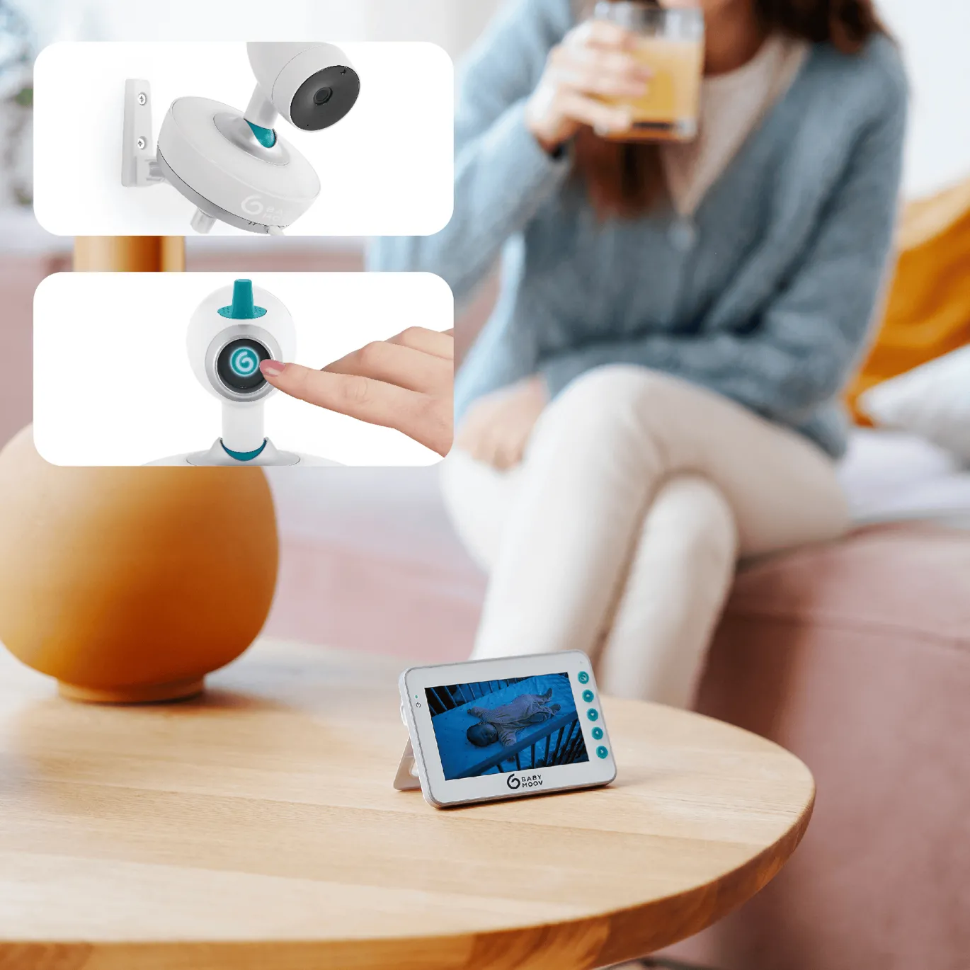 Video Babyphone YOO-Moov und Zusatzkamera YOO-Moov