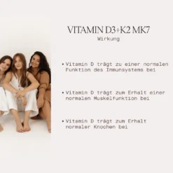 Vitamin D3 + K2 MK7