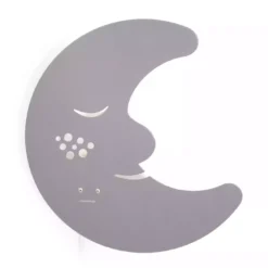 Wandleuchte Mond Grau