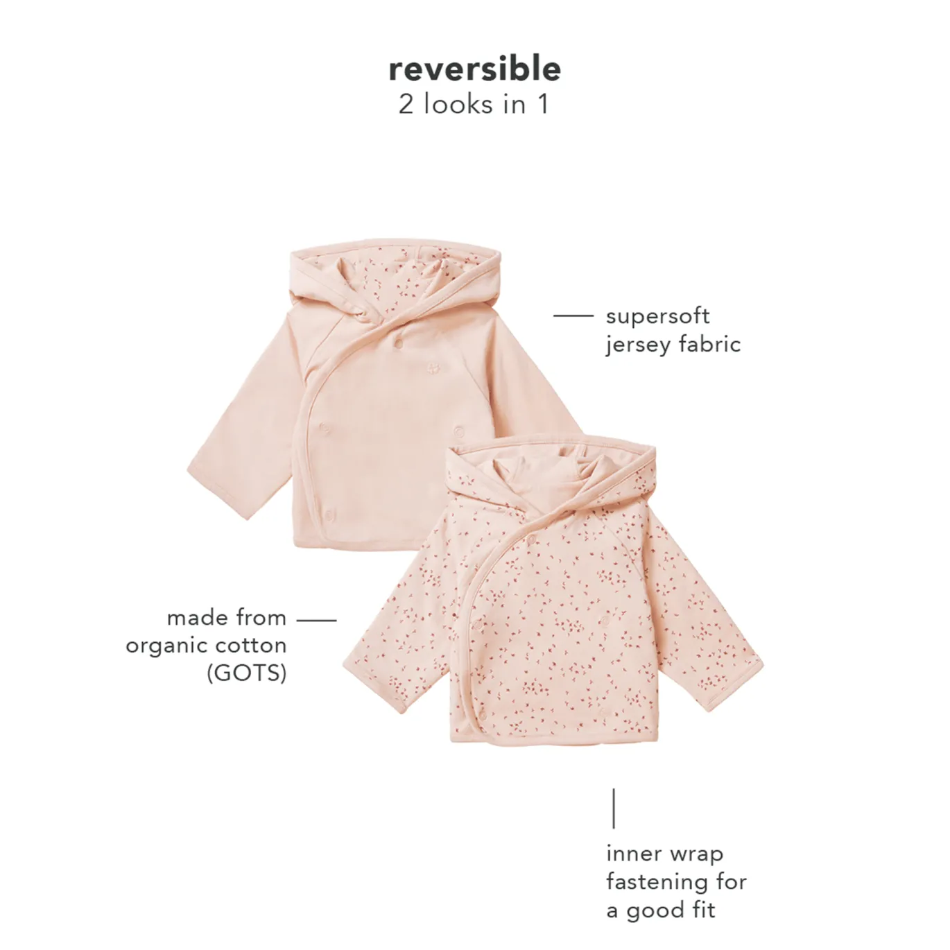 Wendejacke Rose Smoke