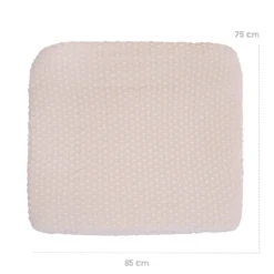 Wickelauflagenbezug Frosty Almond 75 x 85 cm