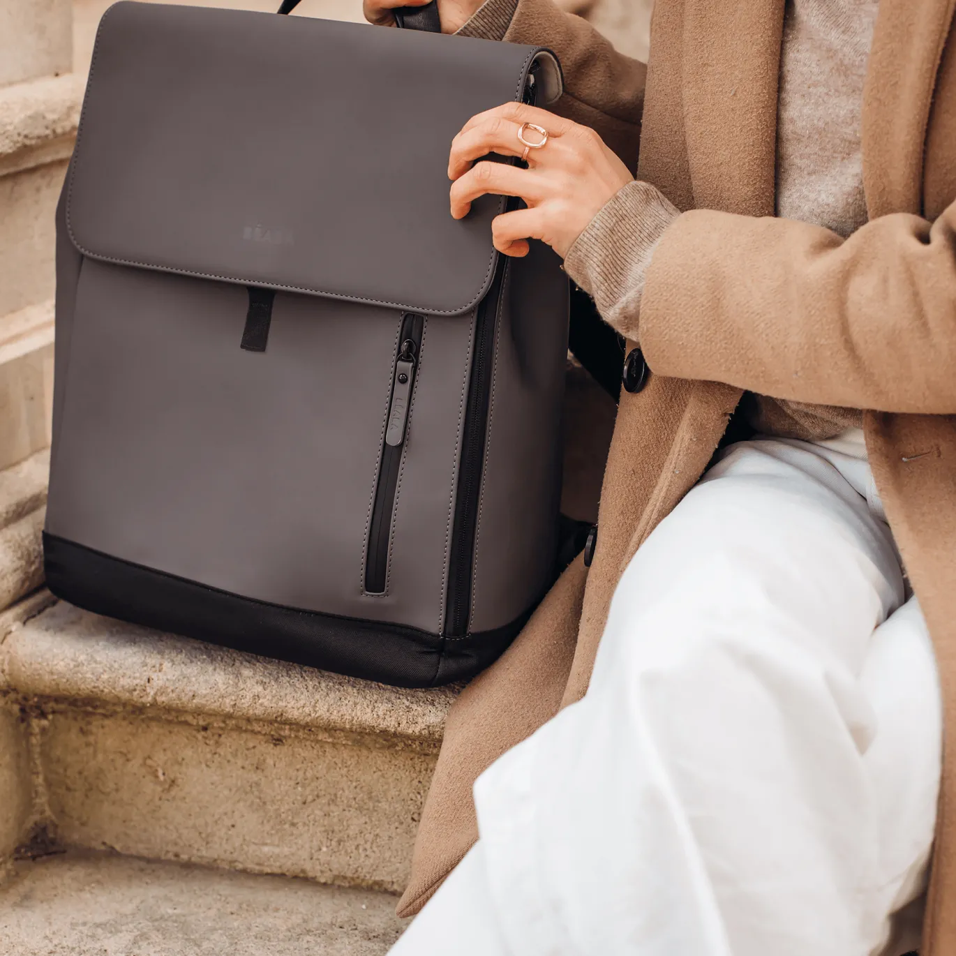 Wickelrucksack Oslo Grau