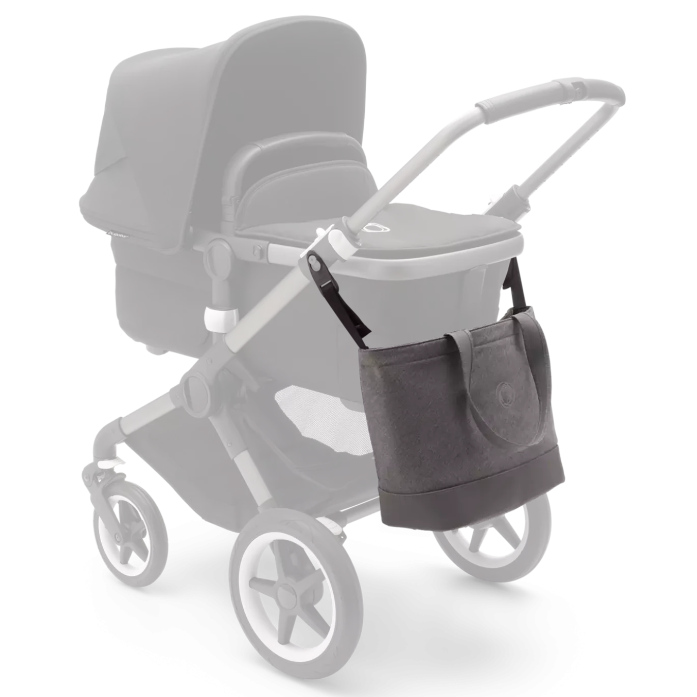 Wickeltasche Grey Melange