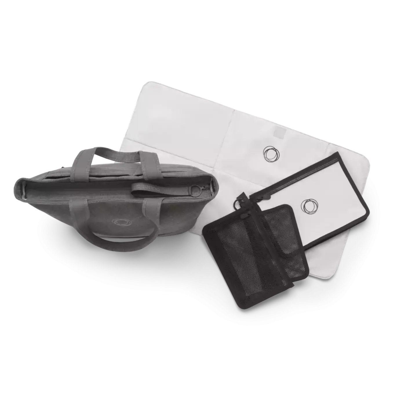 Wickeltasche Grey Melange