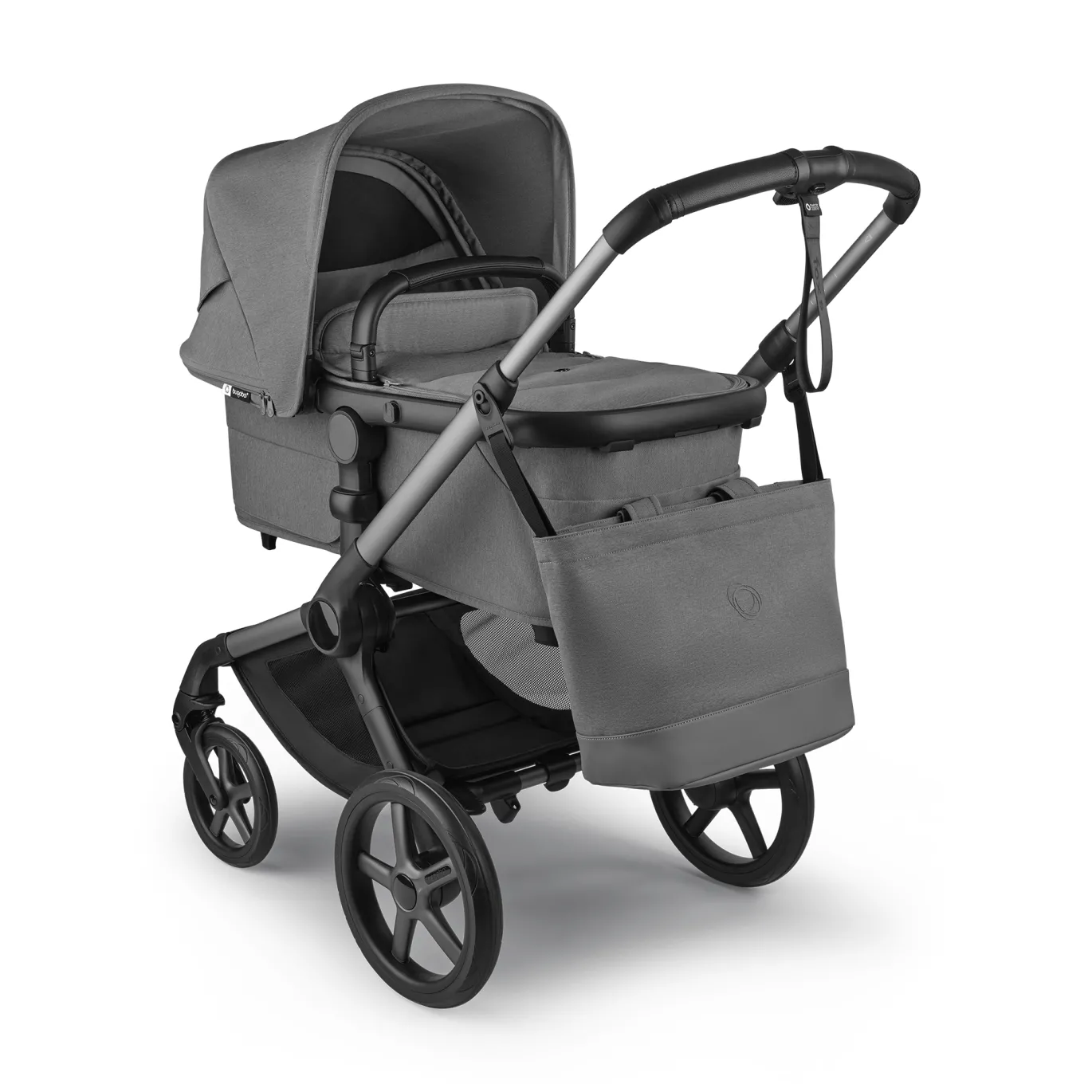 Wickeltasche Moon Grey