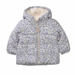 Winterjacke Blümchen