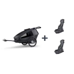Yuuna Moonlight Black Set mit zwei Premium Sitzen